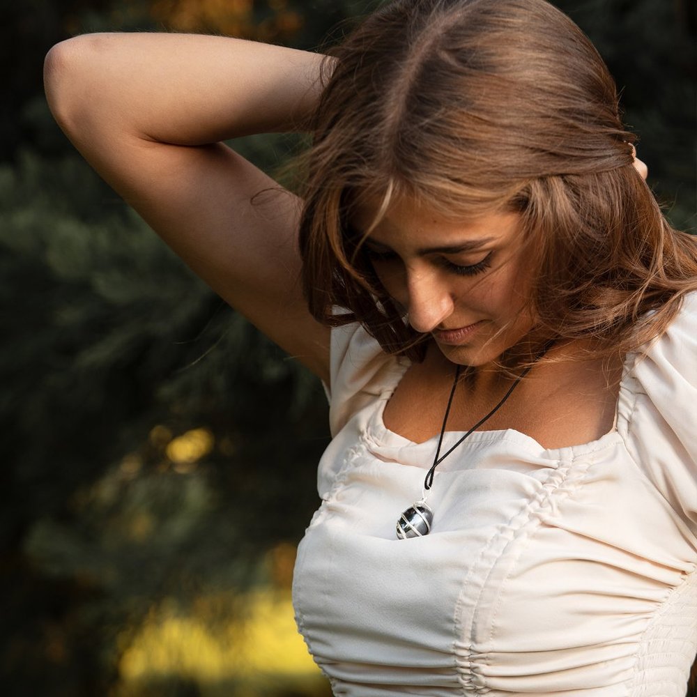 Raw Shungite Crystal Necklace | Natural Healing Gemstone